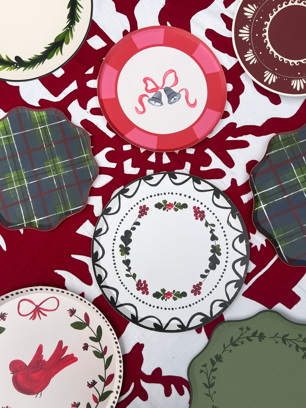 Yuletide Dinner Plate Set - Merry