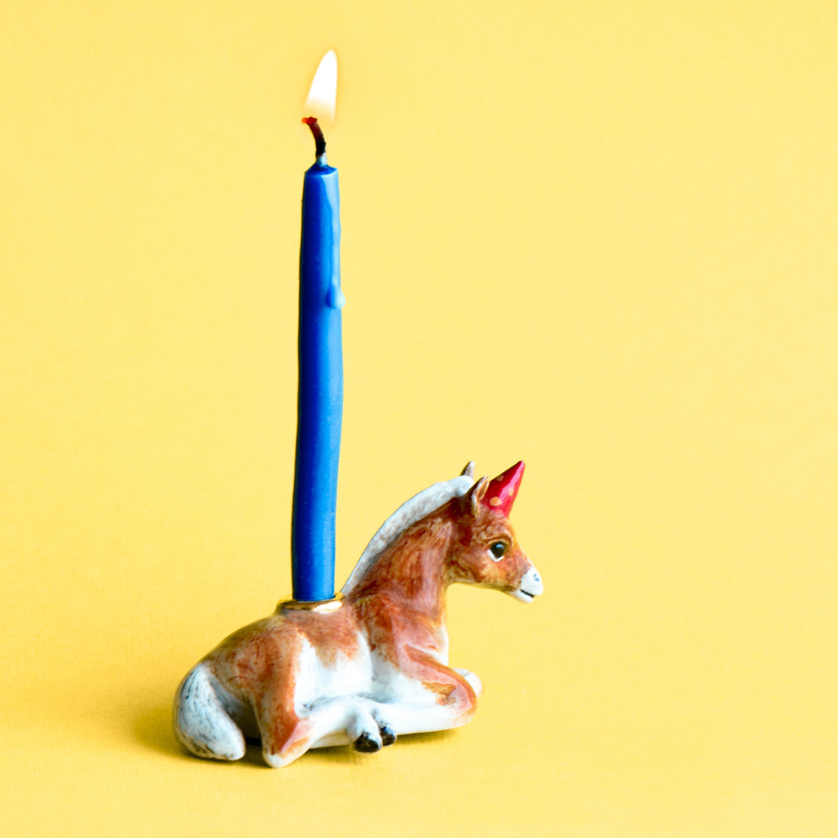 Year of the Horse Cake Topper | Porcelain Party Animal | Candle Holder | Chinese Zodiac