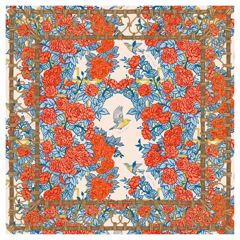 Pop Art Roses Mahjong Gaming Mat
