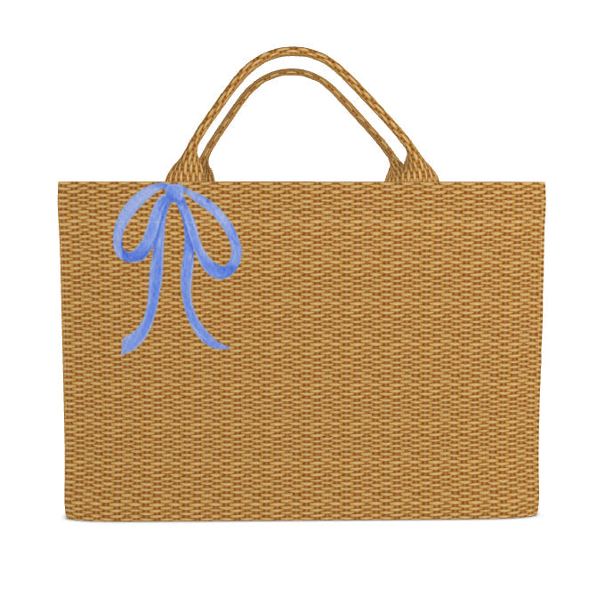 Jumbo Slouchy Denim Tote, Nantucket Basket