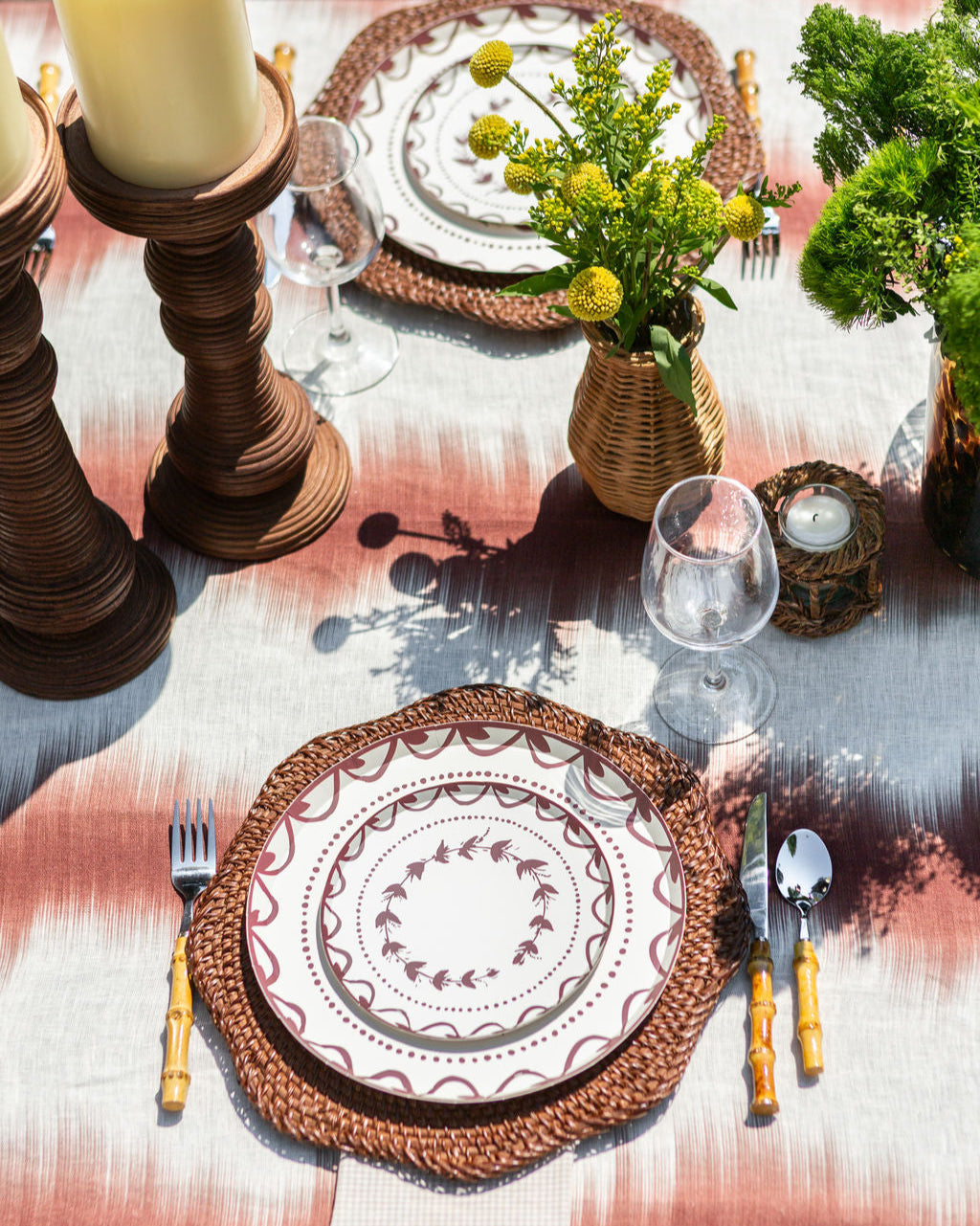 Fête Dinner Plate Set - Buttercream | Table Two Studio