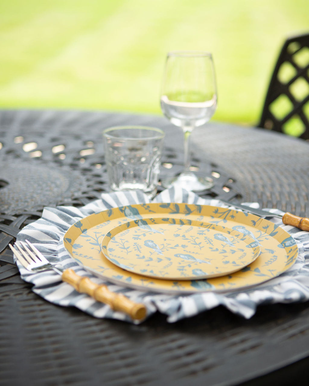 The Providence Placemat Set - Vintage Stripe | Table Two Studio