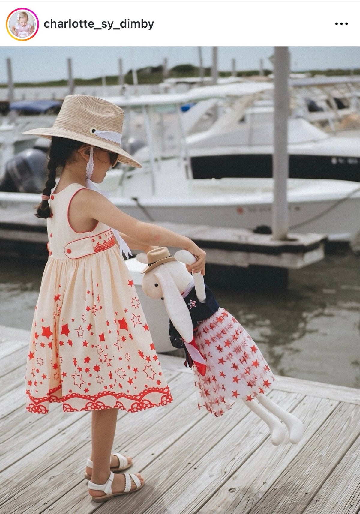 Petunia Girl&#39;s Sun Hat - Navy Ric-Rac Ribbon | Sarah Bray Bermuda