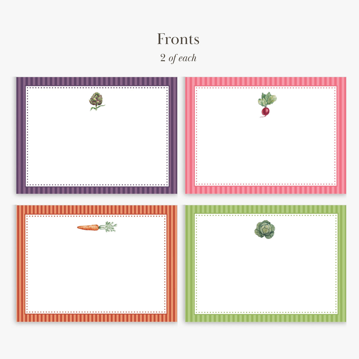 Vegetable Note Card Set