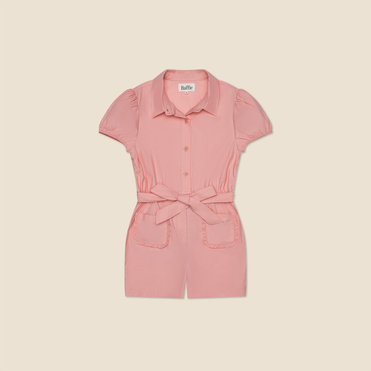 Eleanor and the Poplin Romper in Pink