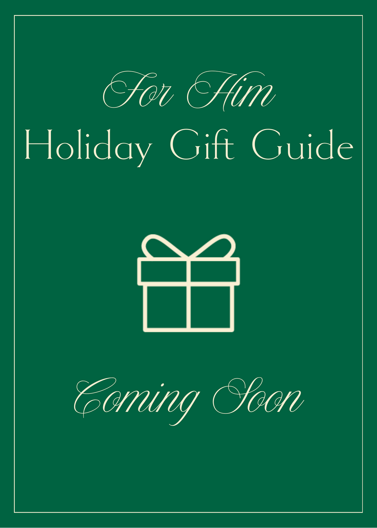 For Him Holiday Gift Guide