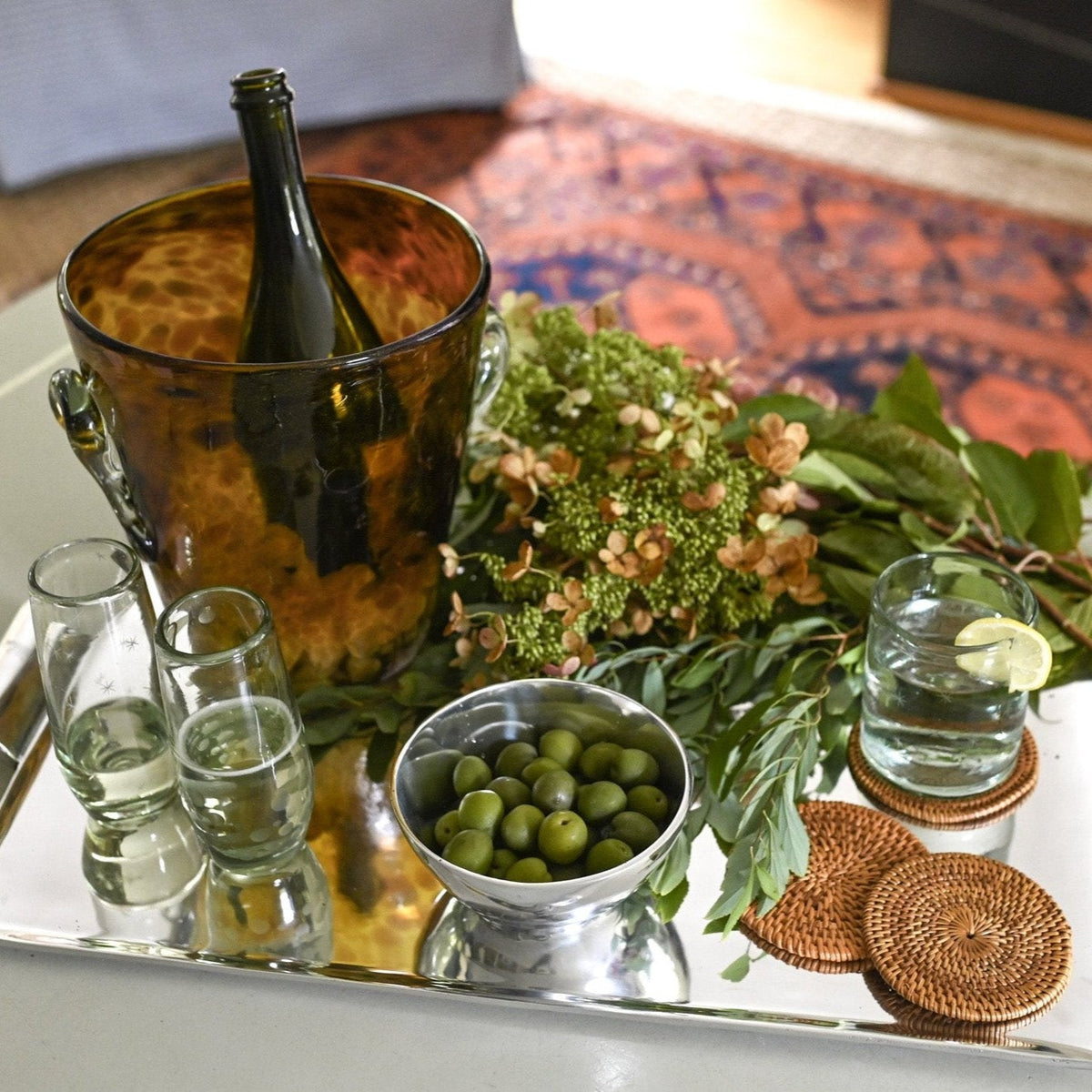 Starry Night Stemless Champagne Glasses (Clear) | Half Past Seven