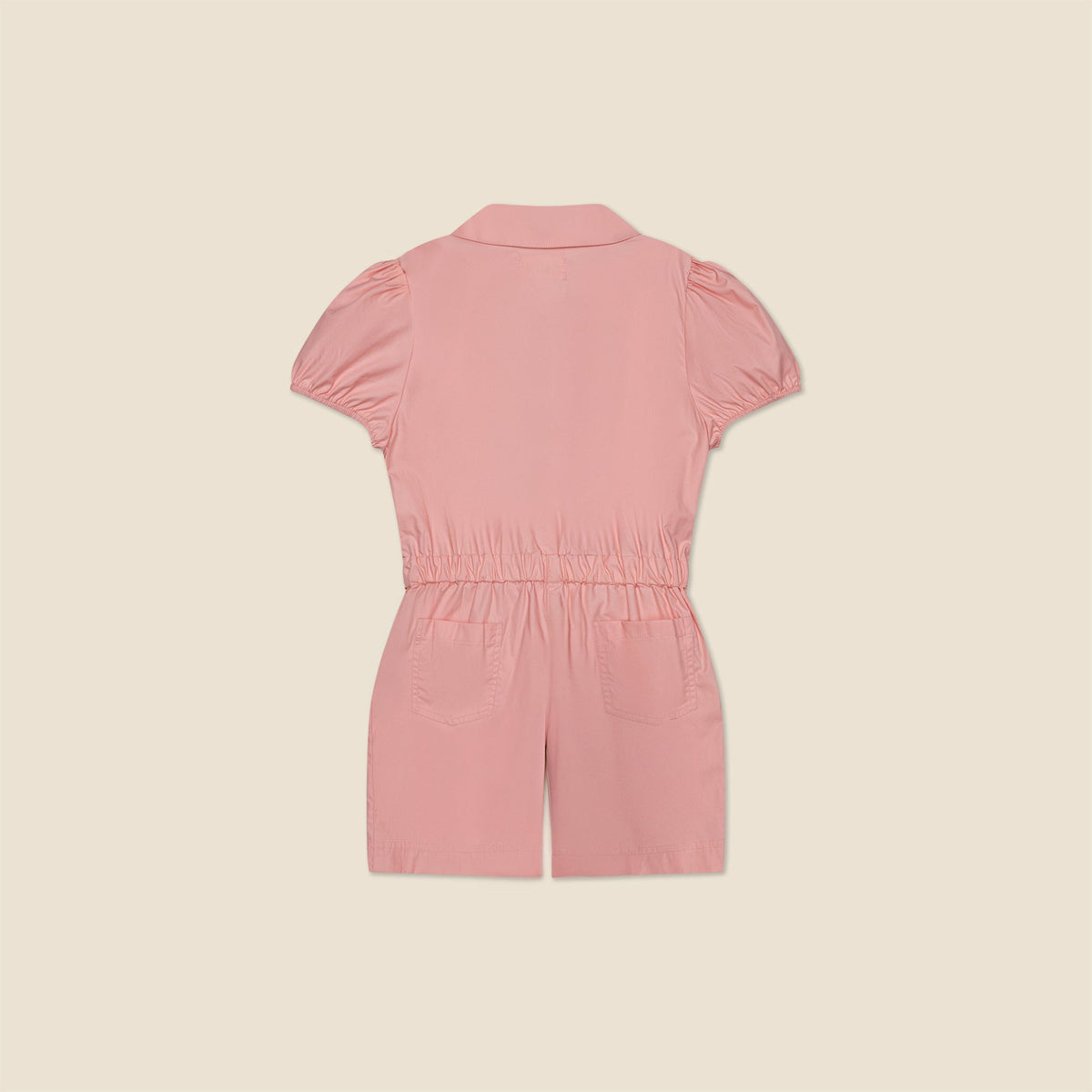 Eleanor and the Poplin Romper in Pink