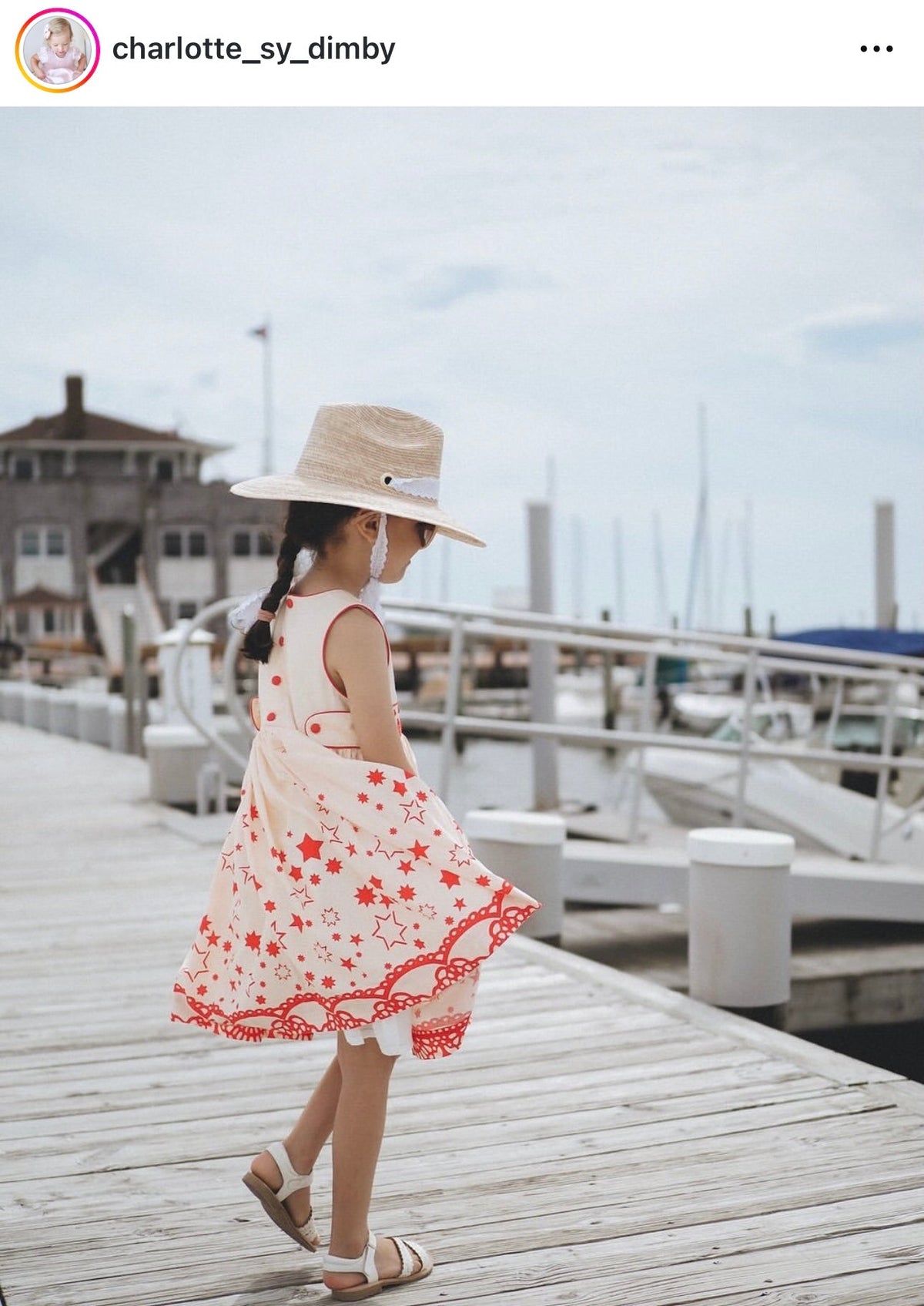 Petunia Girl&#39;s Sun Hat - Navy Ric-Rac Ribbon | Sarah Bray Bermuda