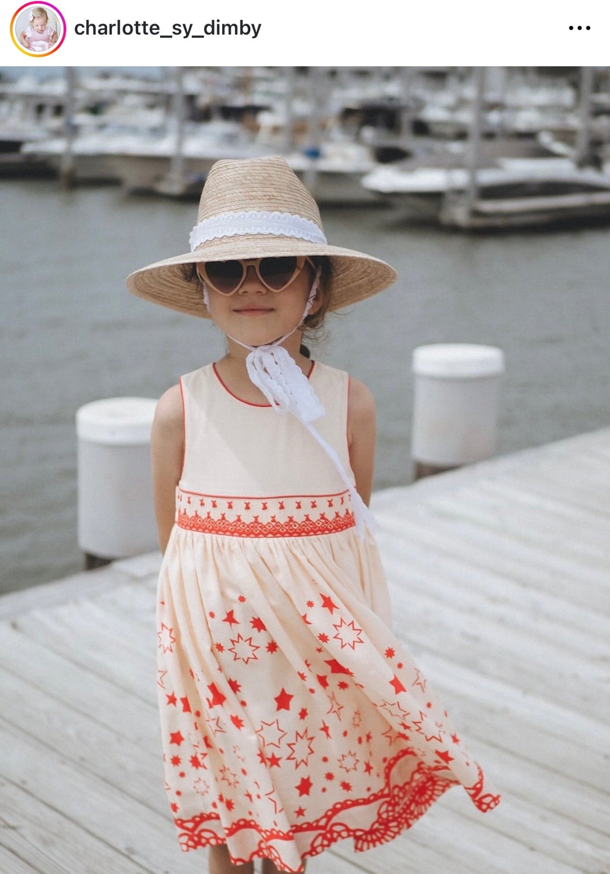 Petunia Girl&#39;s Sun Hat - Navy Ric-Rac Ribbon | Sarah Bray Bermuda