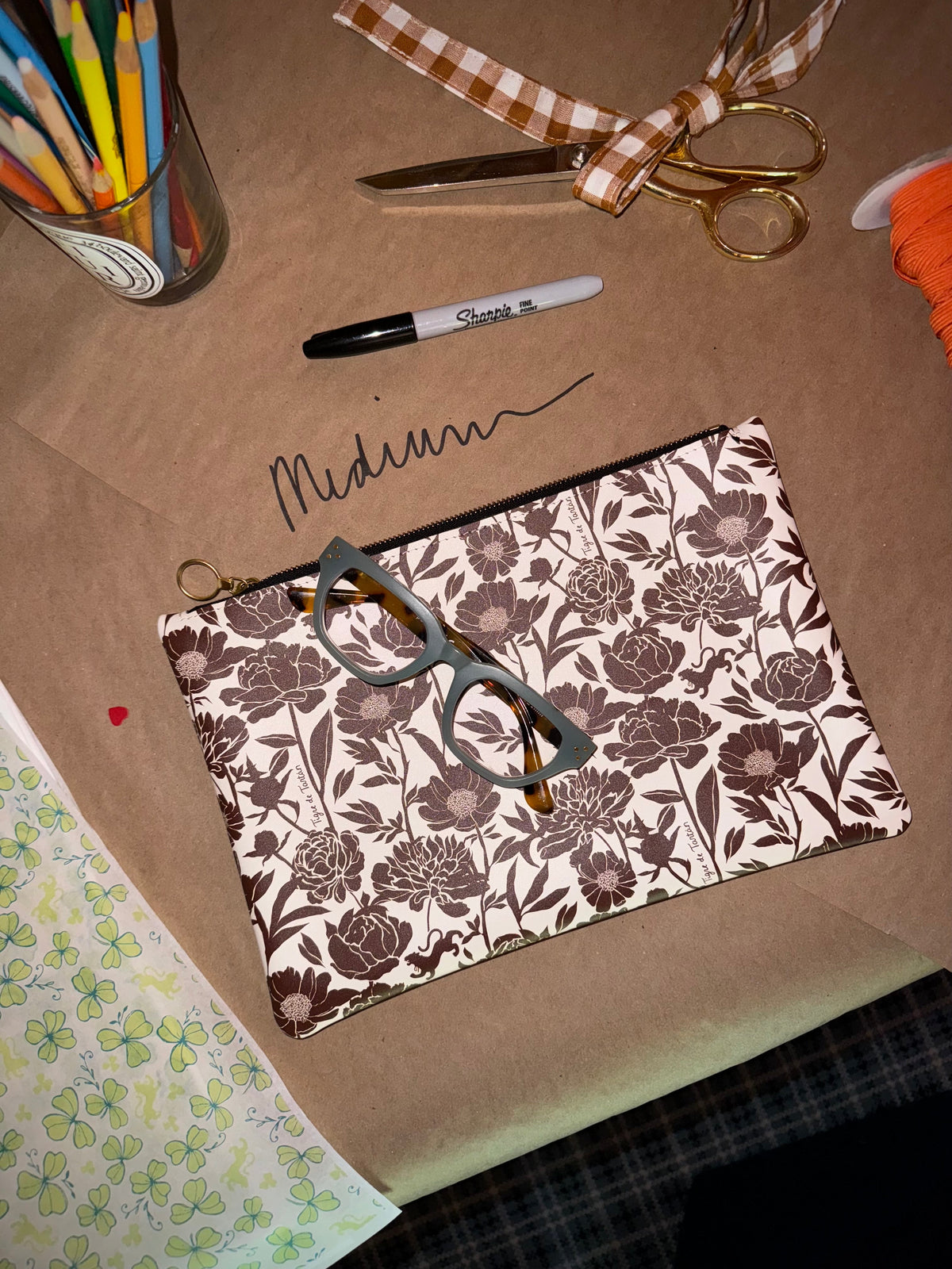 Love Language Roomy Leather Clutch