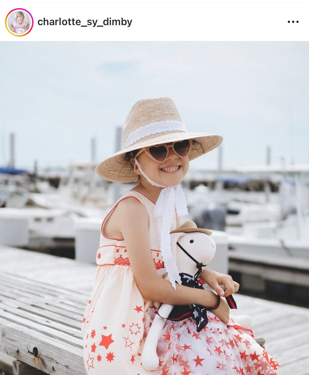 Petunia Girl&#39;s Sun Hat - Navy Ric-Rac Ribbon | Sarah Bray Bermuda