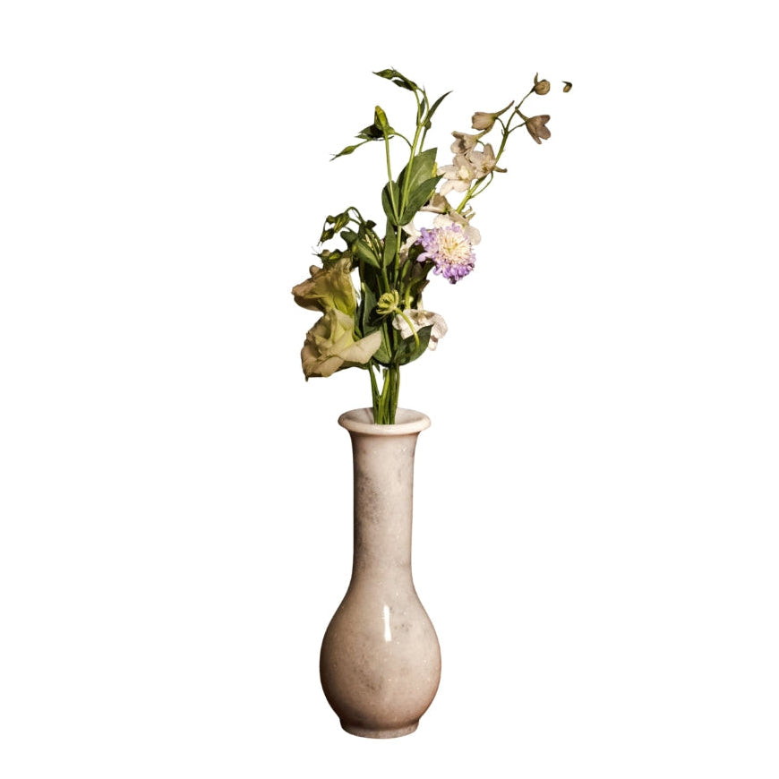 Marble Mughal Flower Vase | Sangemar