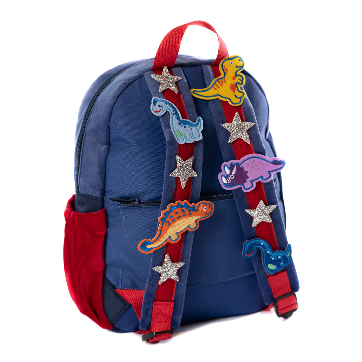 Small Becco Backpack - Kids Lux Cobalt/Red | Becco Bags