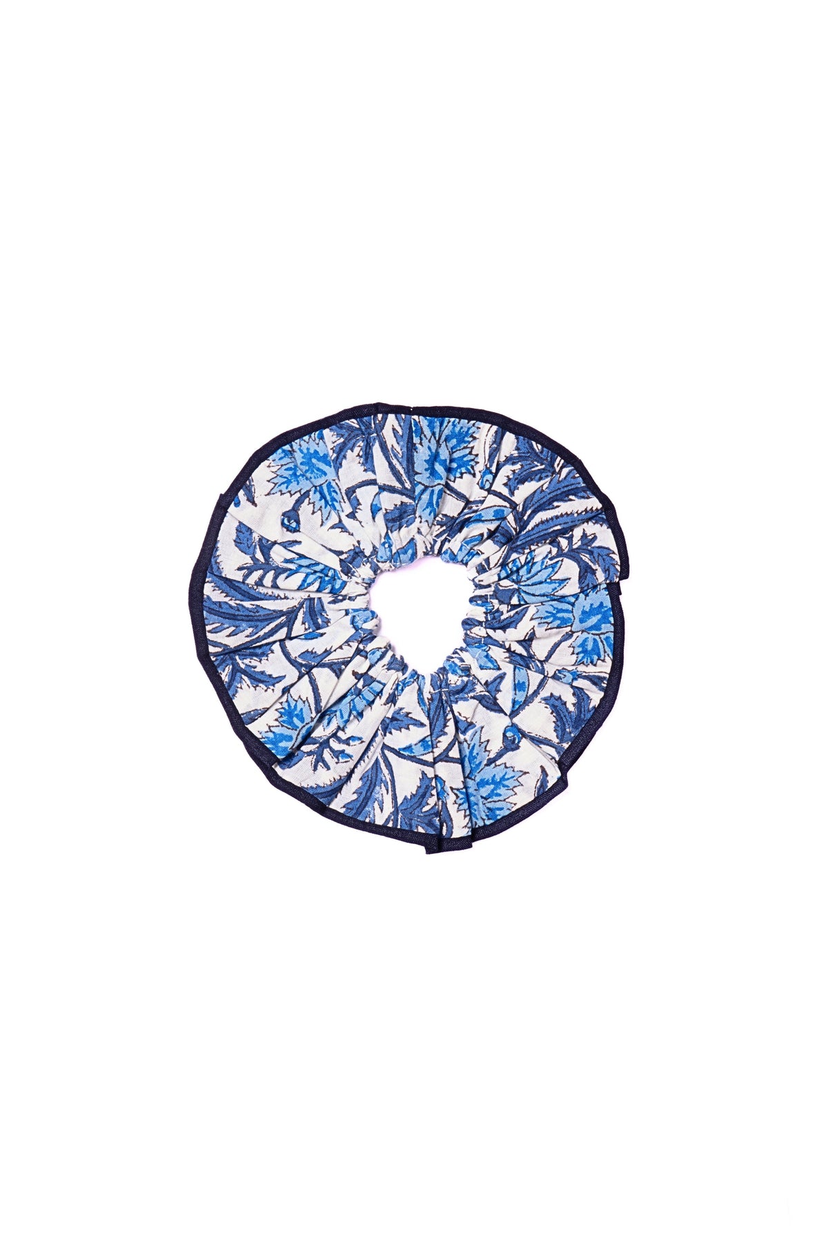 Blue Charleston Scrunchie Set