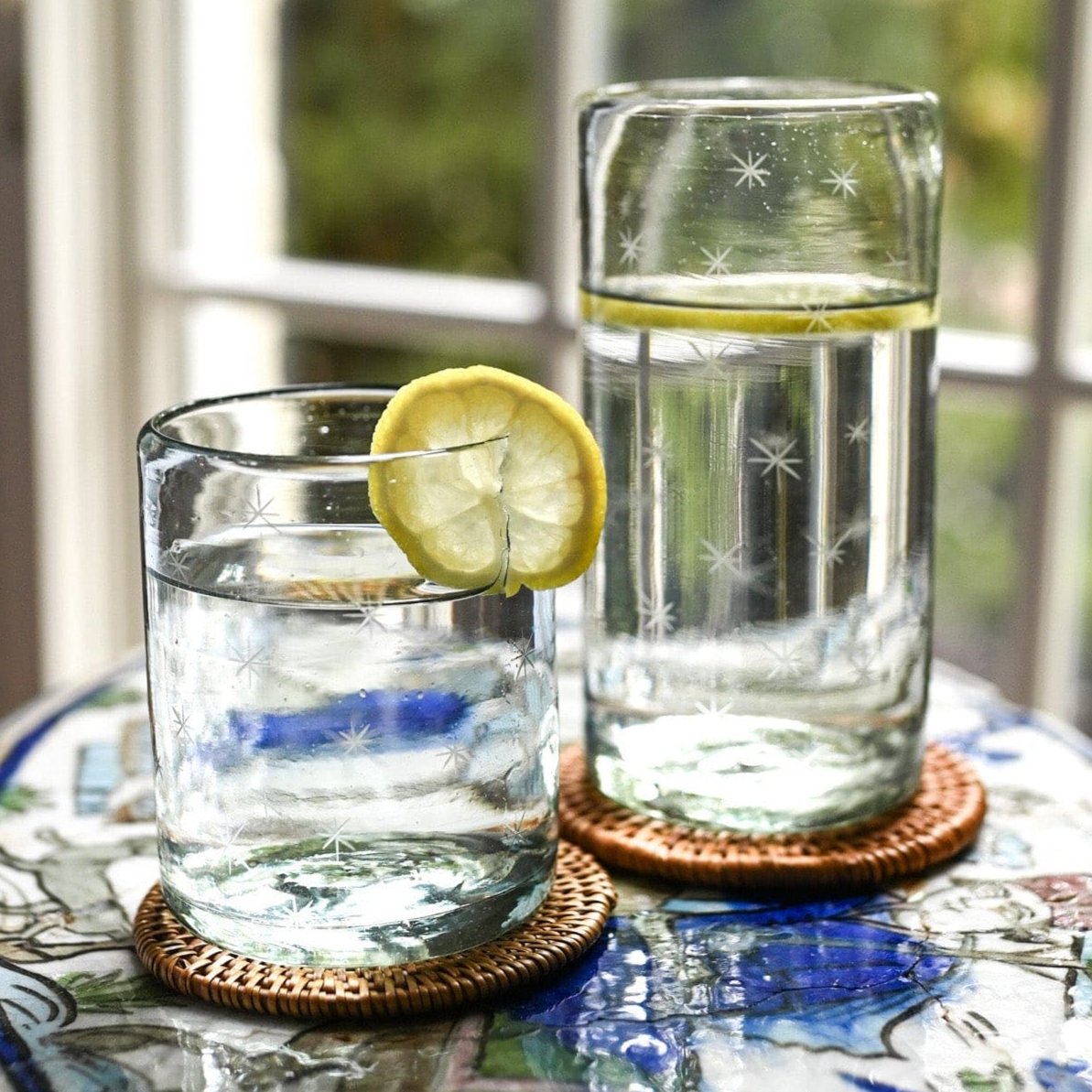 Starry Night Rocks Glasses (Clear) | Half Past Seven