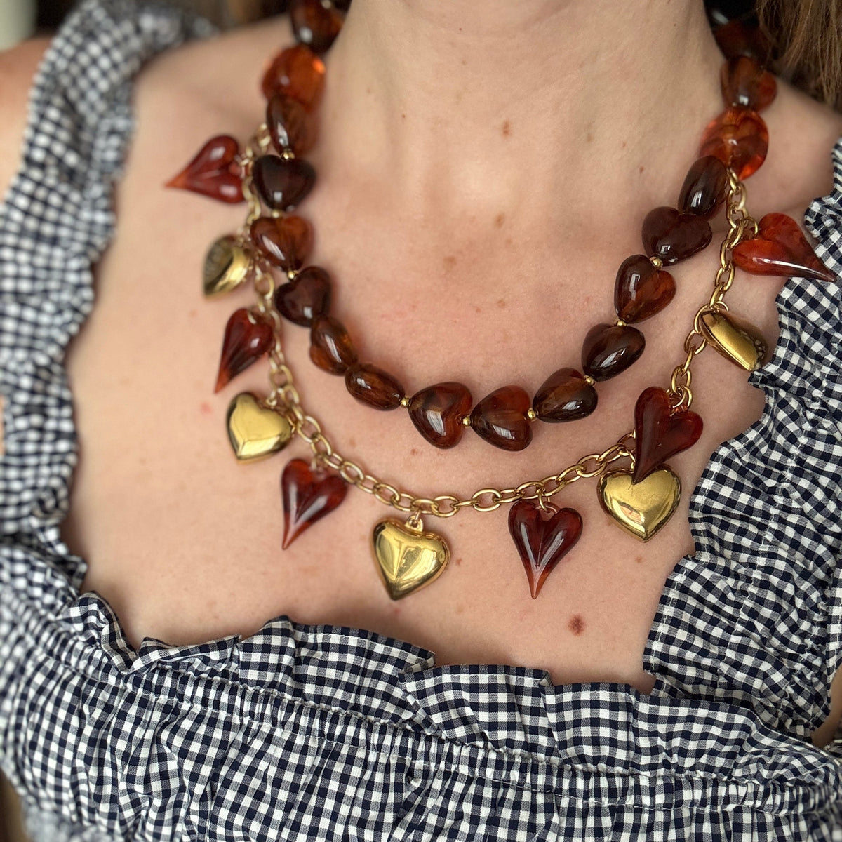 Tortoise Heart Charm Necklace  | Kimono Dragon