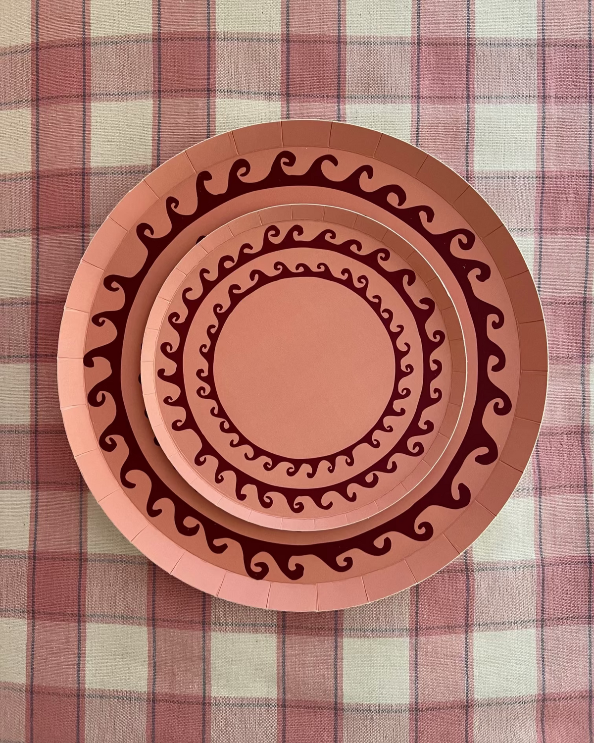 Breaker Dinner Plate Set - Coral | Table Two Studio