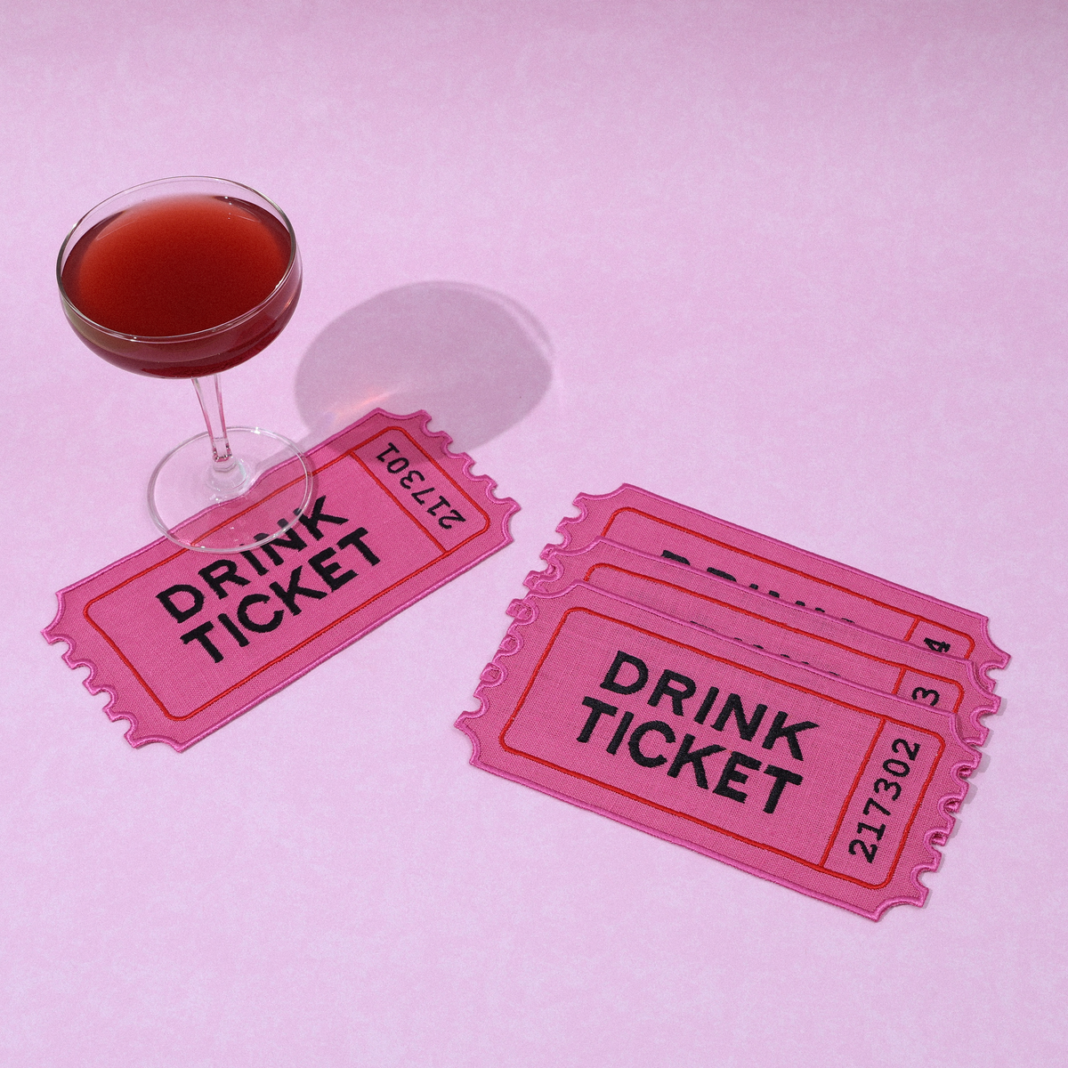 Drink Ticket Cocktail Napkins | House of Gleason