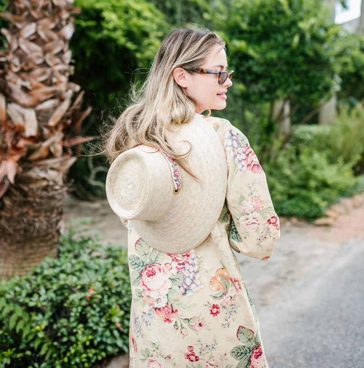 Wildflower Sun Hat - Masters Green Wide &amp; Short Grosgrain Ribbon | Sarah Bray Bermuda