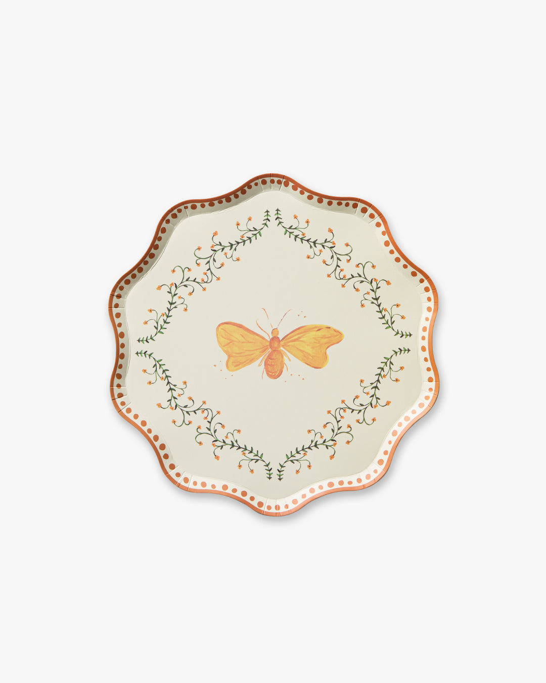 Flutter Dessert Plate Set - Golden