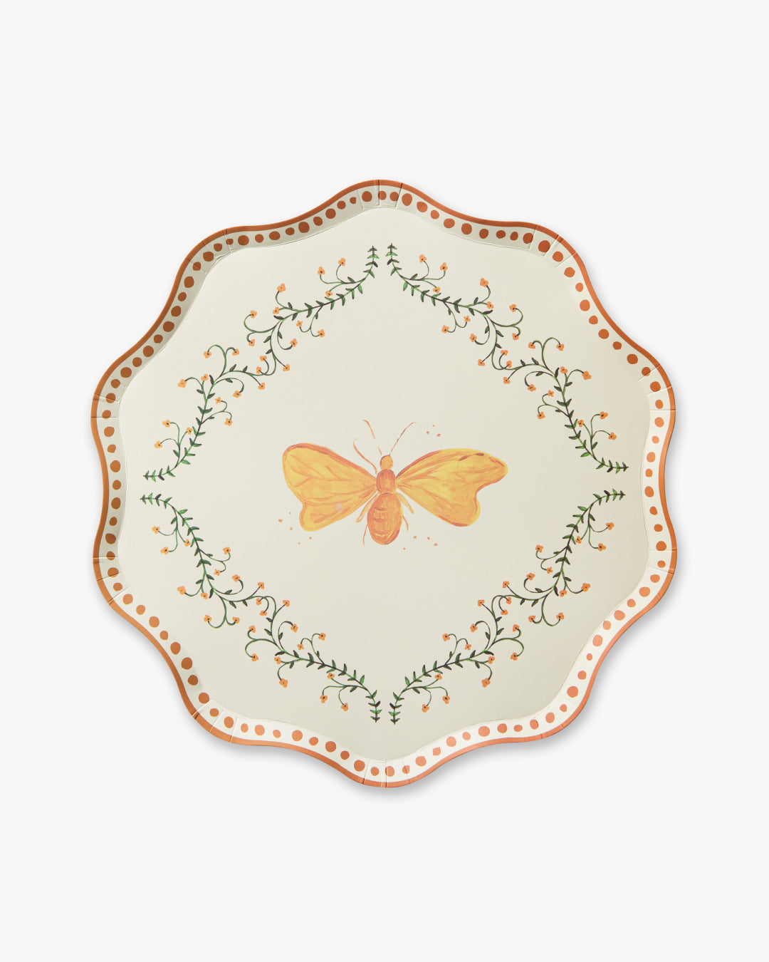 Flutter Dinner Plate Set - Golden