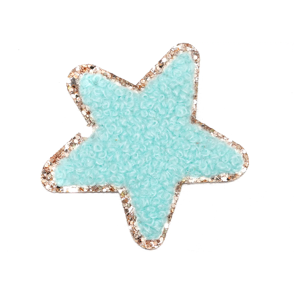 Chenille Star Patches (Set of 2)