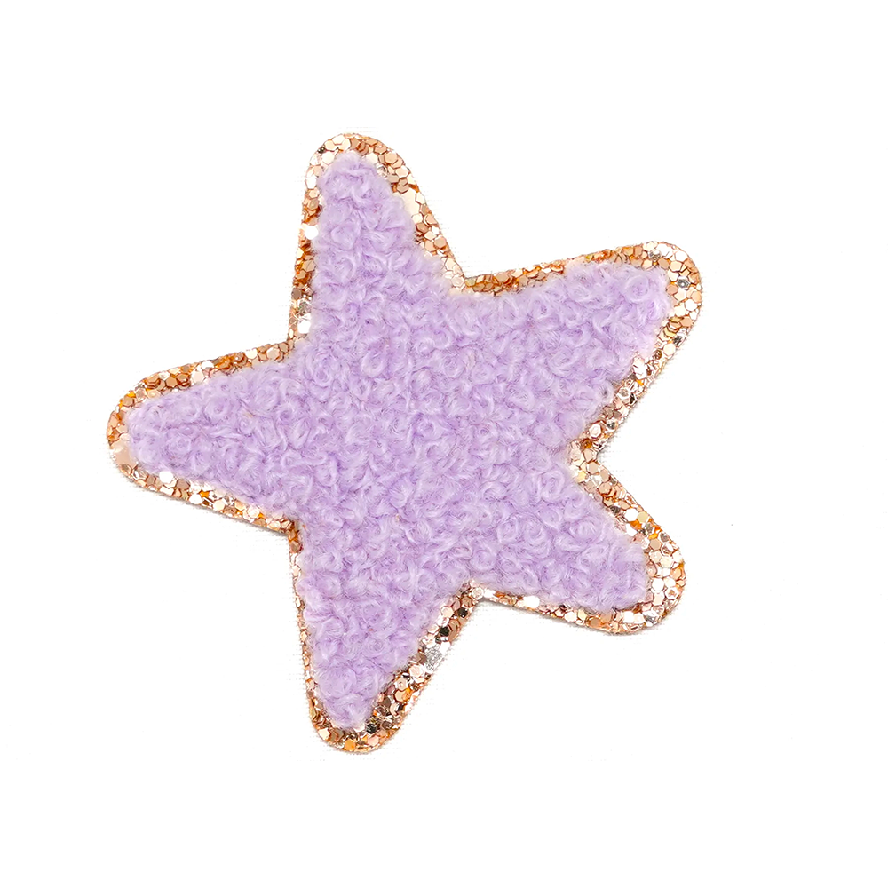 Chenille Star Patches (Set of 2)
