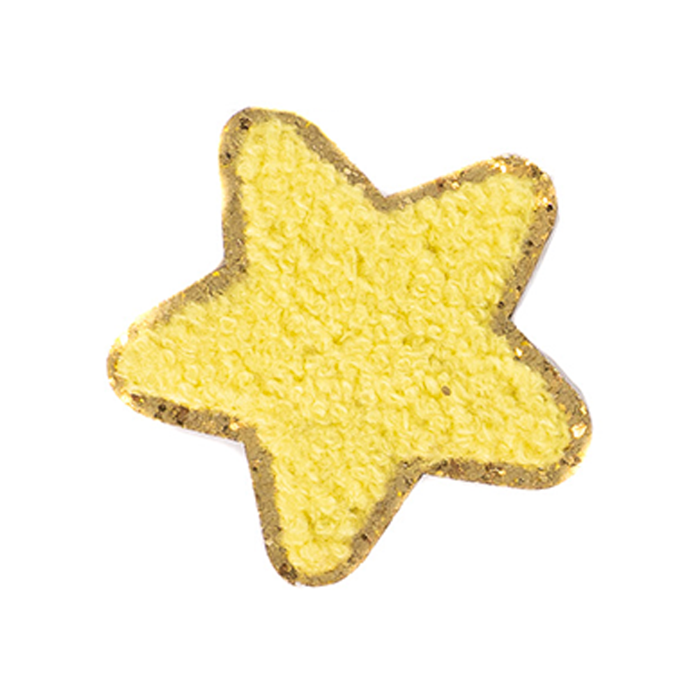 Chenille Star Patches (Set of 2)