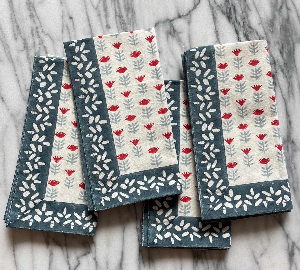 Claire Dinner Napkin in Poppy | Ceae Shop