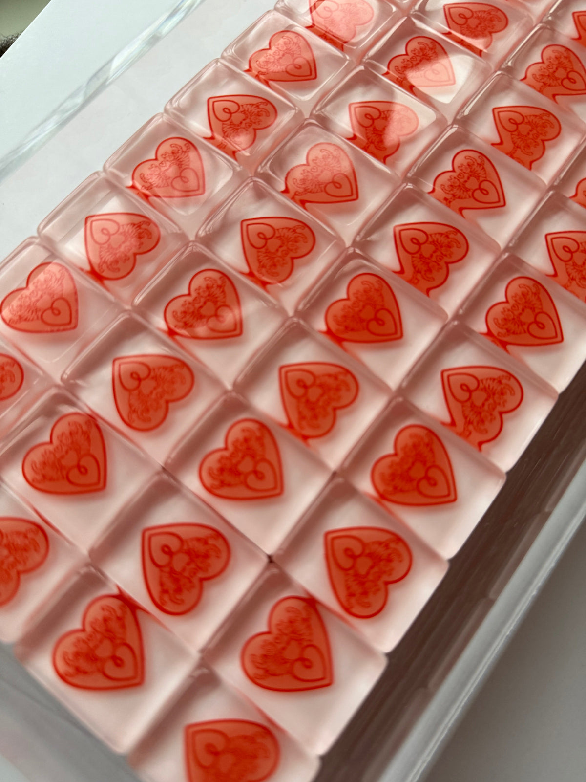 House Hearts: Classic American Mahjong Tile Set with Signature Heart Logo
