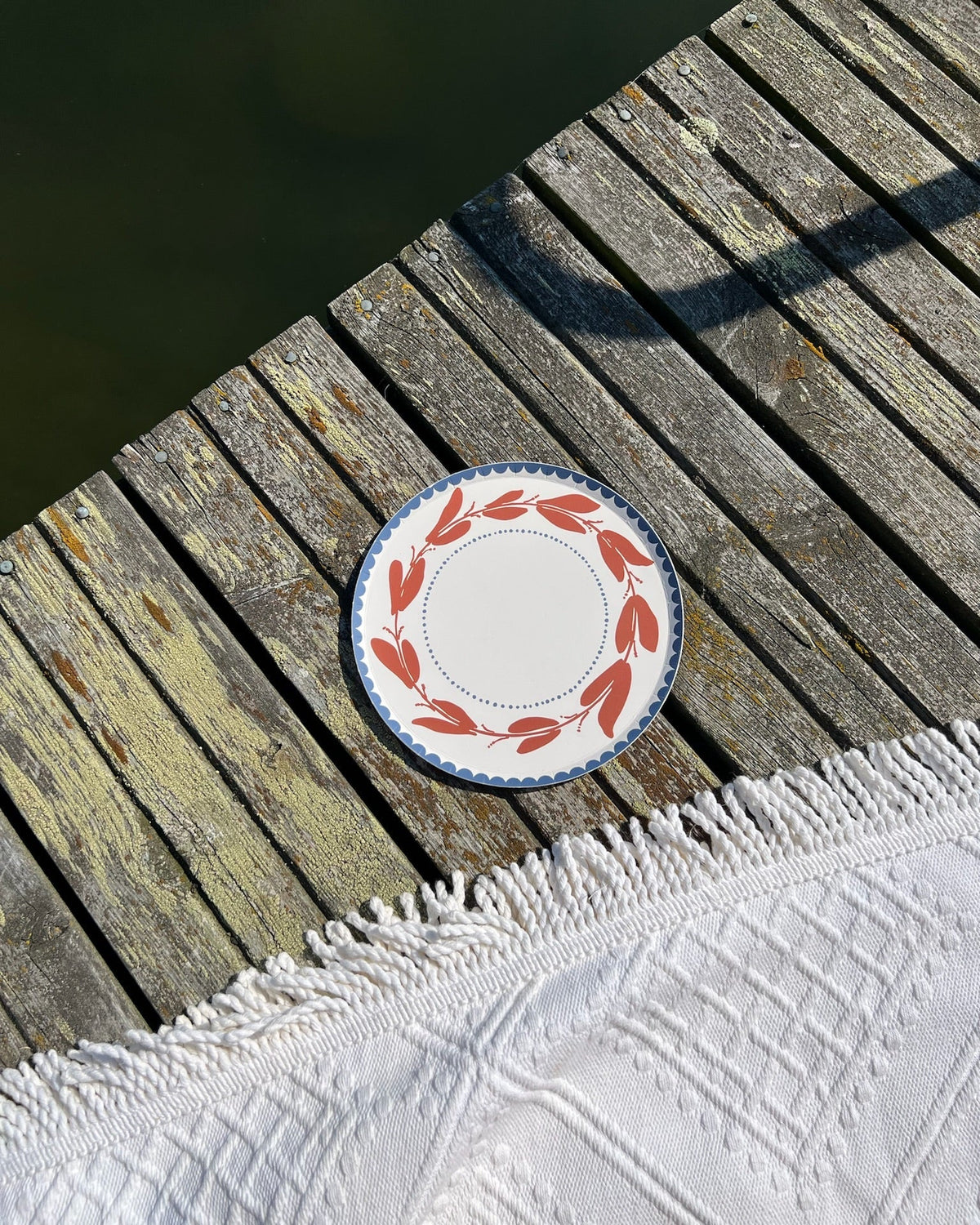 Americano Hors d'Oeuvres Plate Set - Multi Print | Table Two Studio