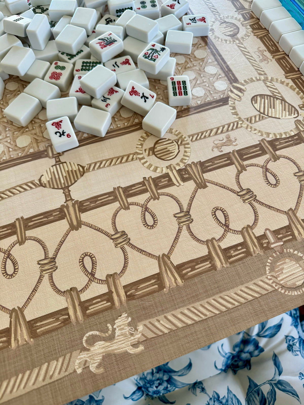 Garden Party Mahjong Gaming Mat