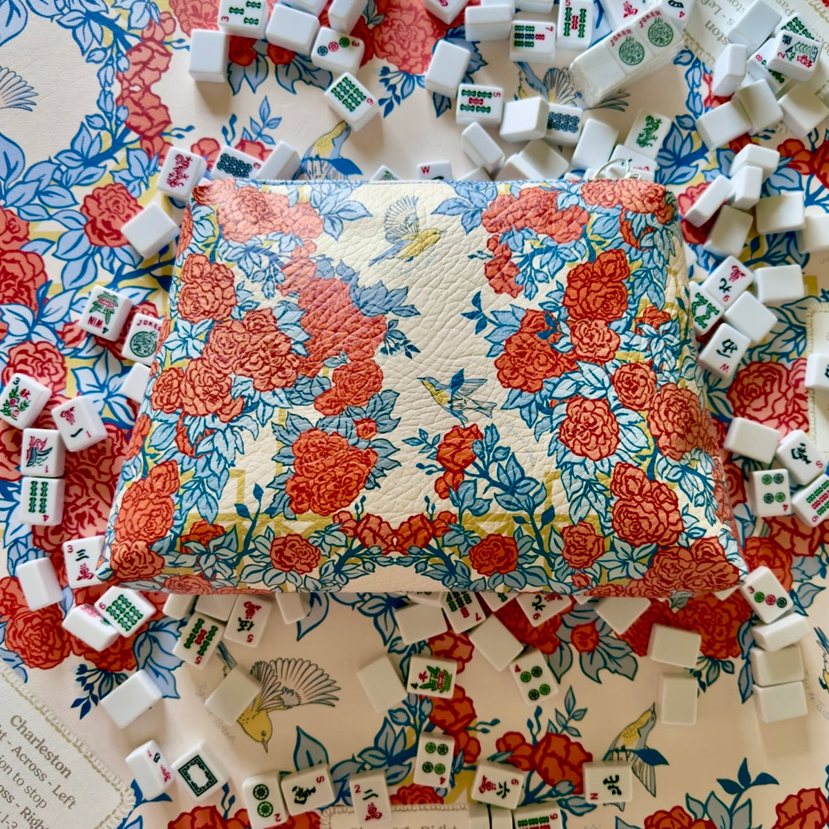 Pop Art Roses Mahjong Gaming Mat