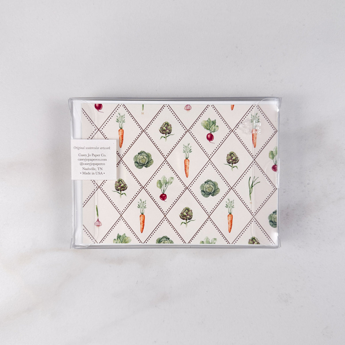 Vegetable Note Card Set