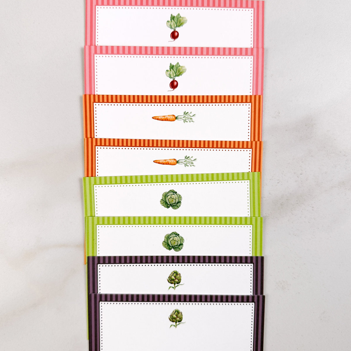 Vegetable Note Card Set