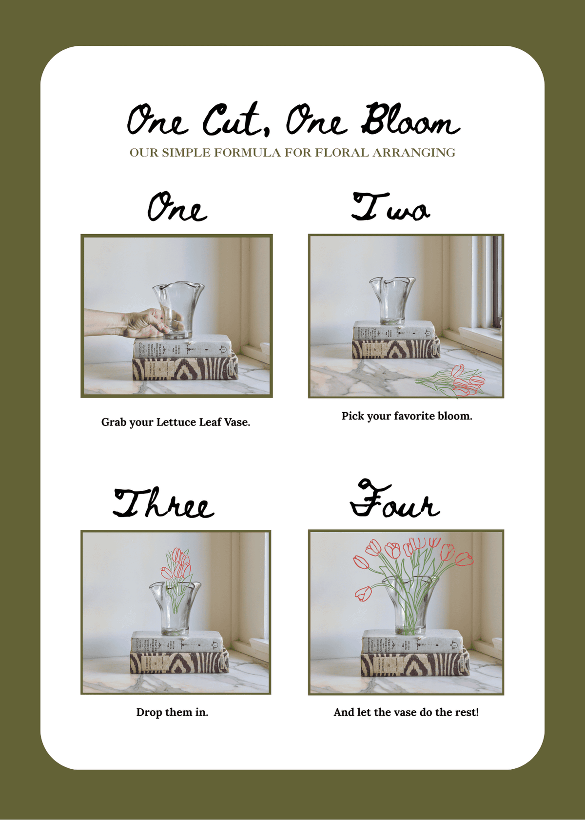 Petite Lettuce Leaf Vase without "7" stamp