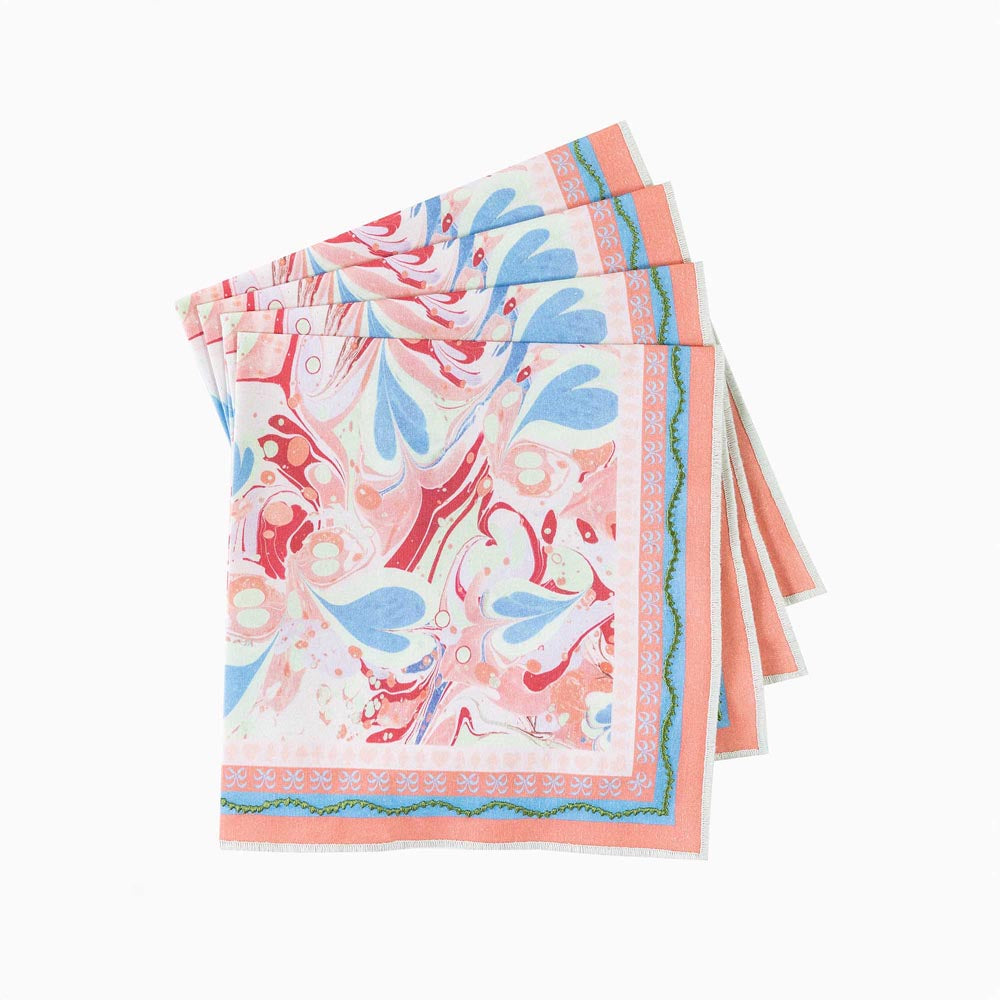 Alice Marble Dinner Napkins - Set of Four | Bond & Grace