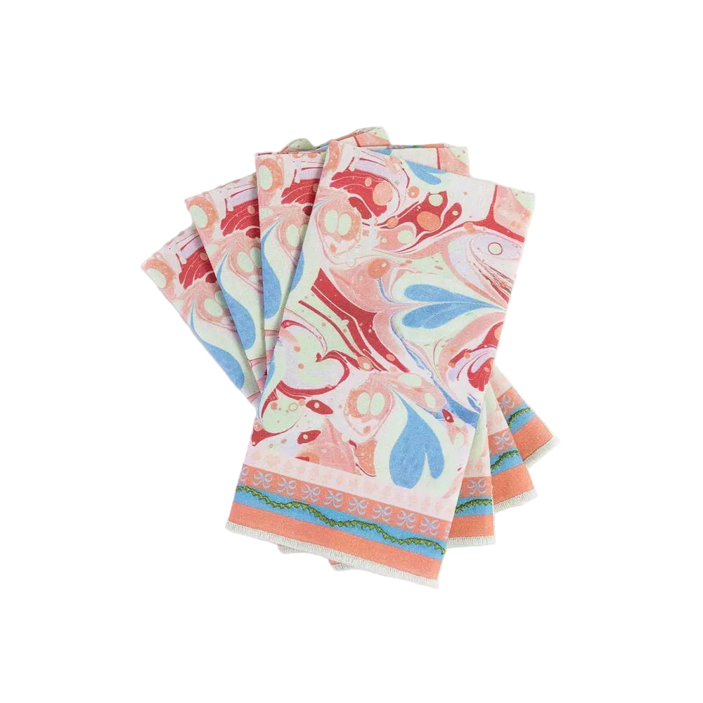 Alice Marble Dinner Napkins - Set of Four | Bond & Grace