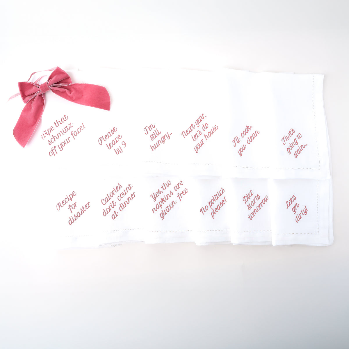 Mixed Messages Dinner Napkins | No Reservations