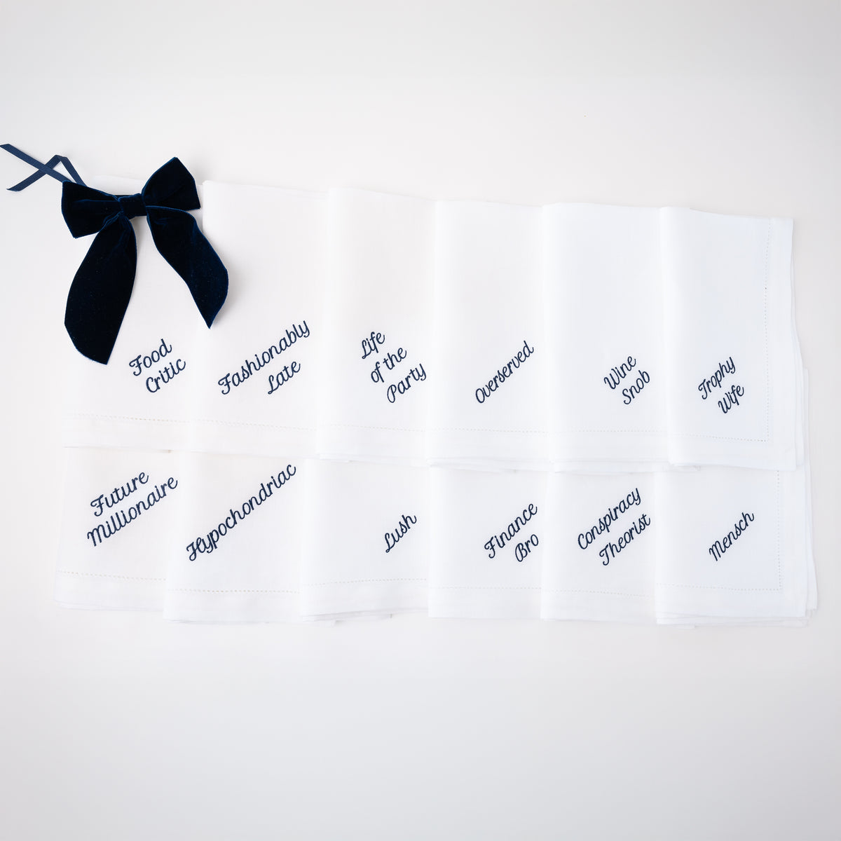 Mixed Messages Dinner Napkins | No Reservations