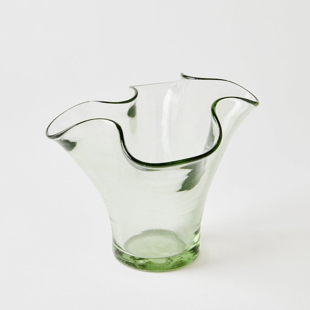 Petite Lettuce Leaf Vase (Clear) | Half Past Seven