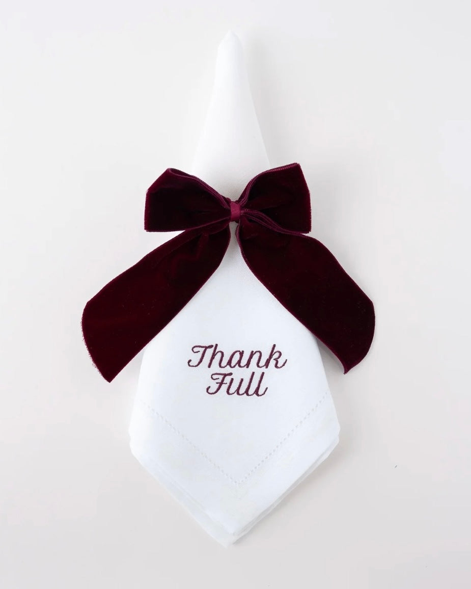 Thank Full Dinner Napkins | No Reservations