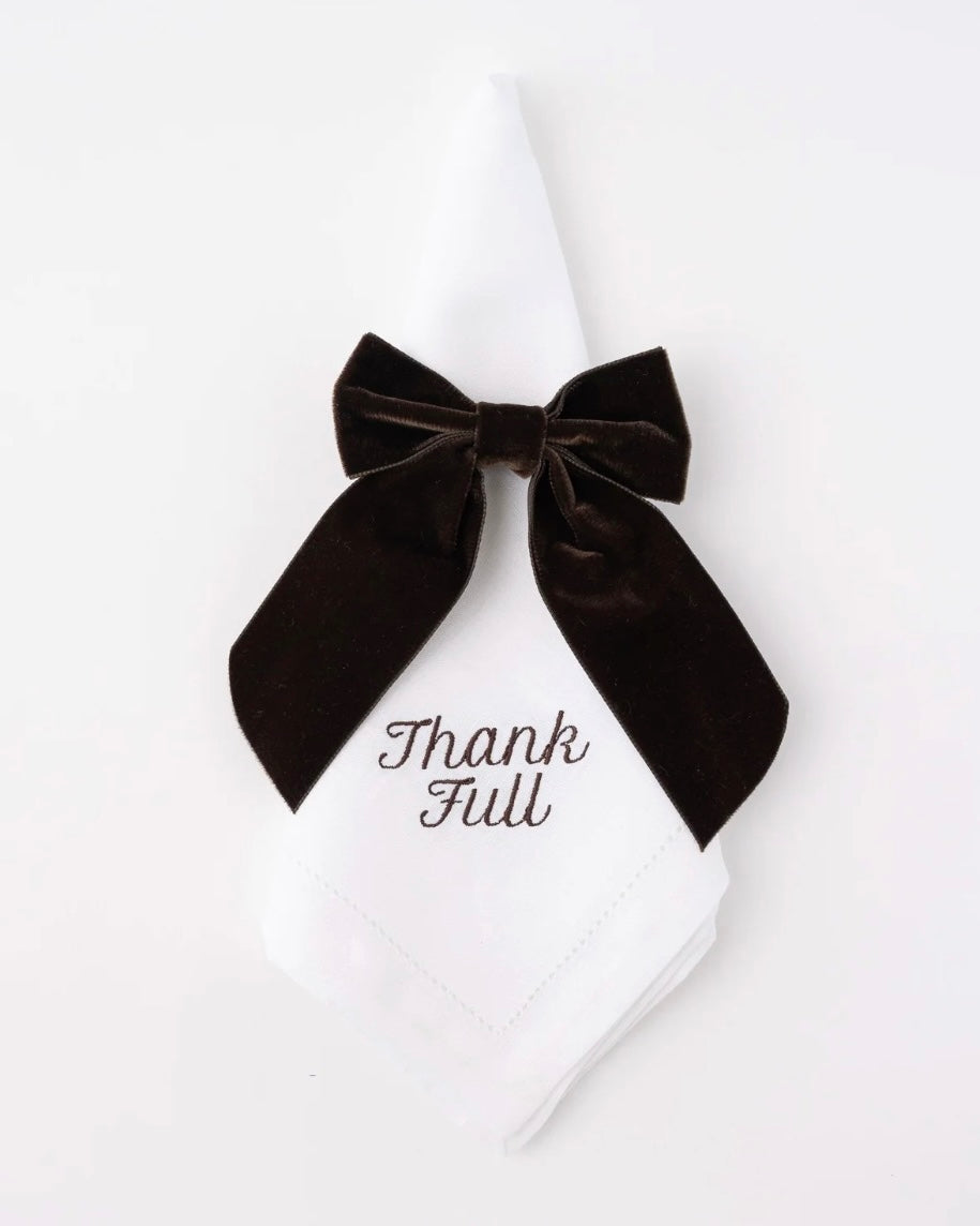 Thank Full Dinner Napkins | No Reservations