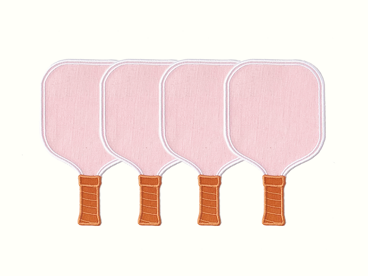 Pickleball Paddle Linen Cocktail Napkins | House of Gleason