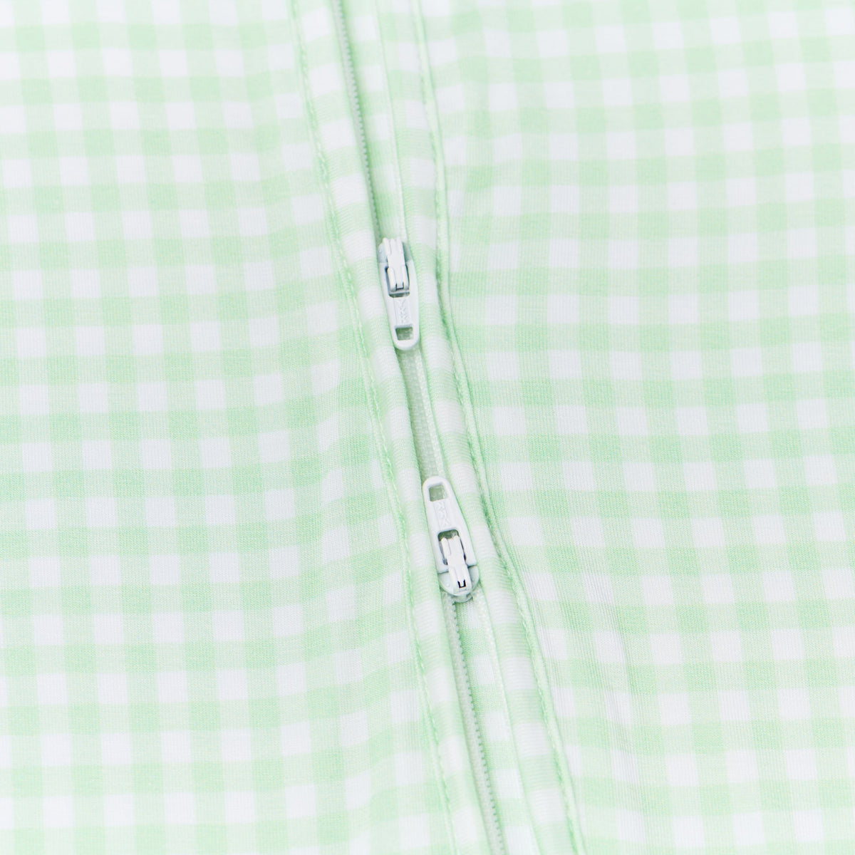 Pistachio Gingham Bamboo Sleeper