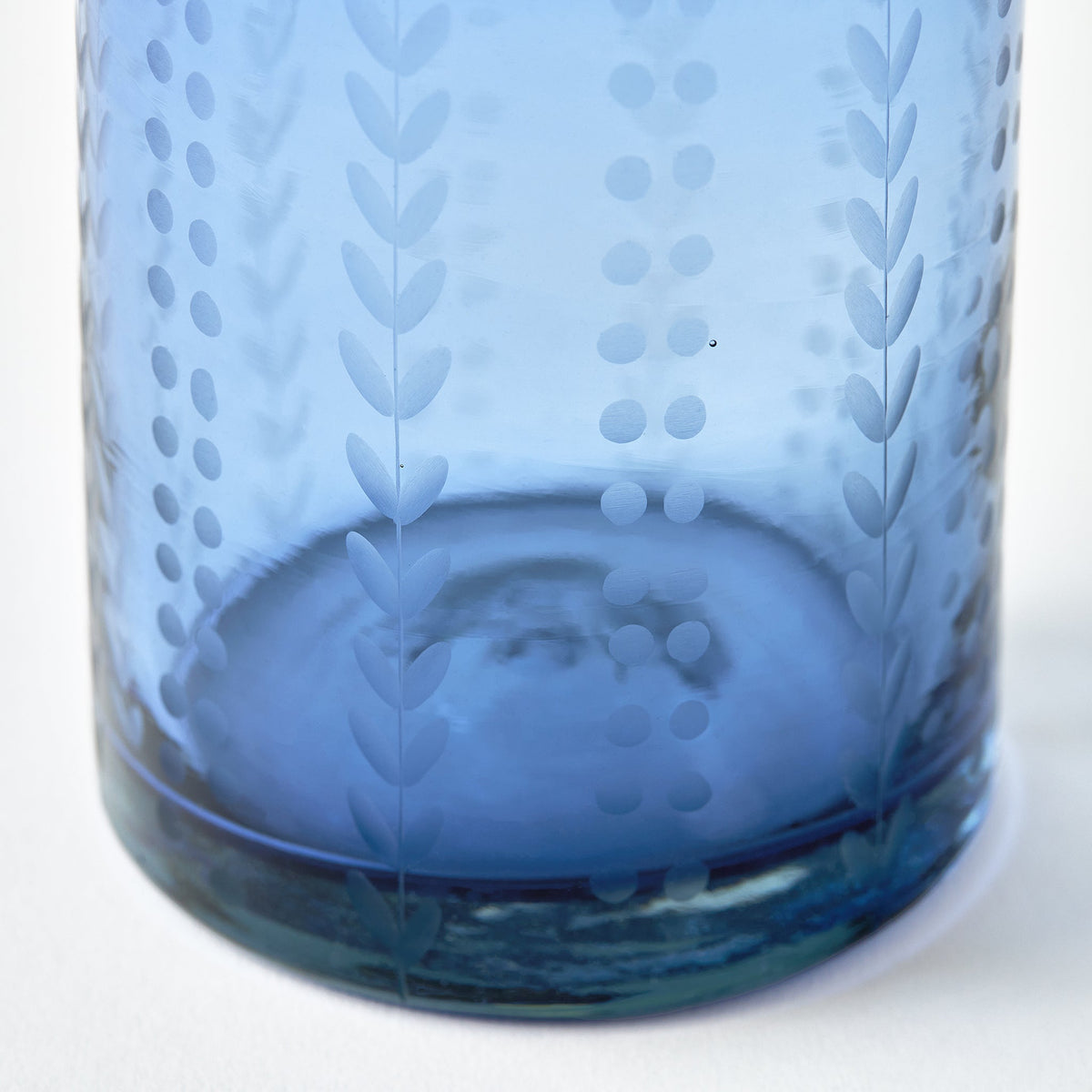 Signature Seven French Blue Rocks Glass