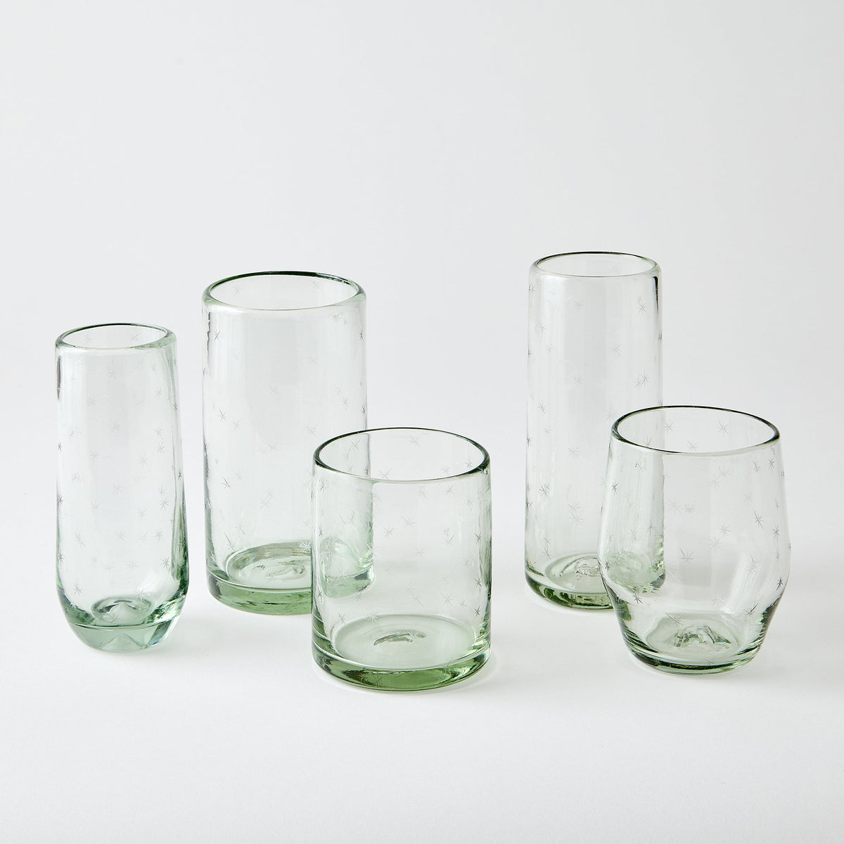 Starry Night Rocks Glasses (Clear) | Half Past Seven