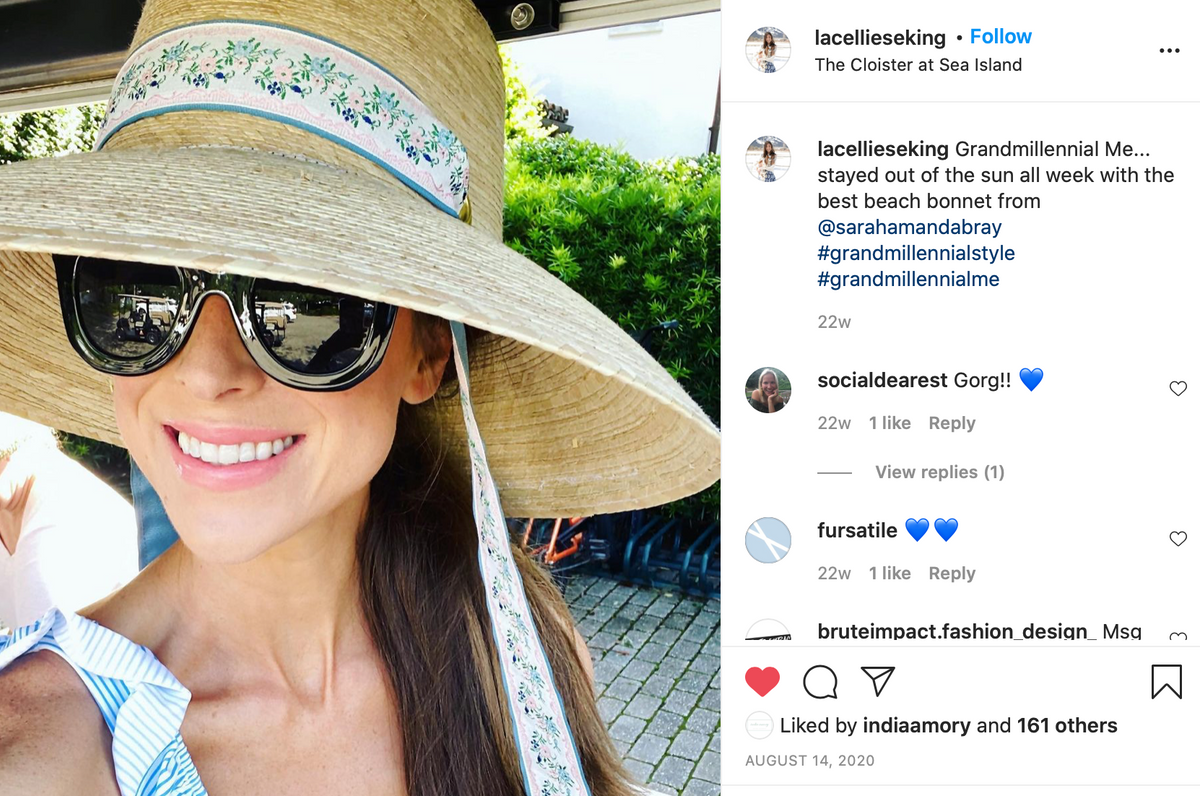 Wildflower Sun Hat - Masters Green Wide &amp; Short Grosgrain Ribbon | Sarah Bray Bermuda