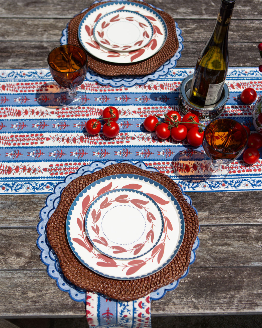 Americano Hors d'Oeuvres Plate Set - Multi Print | Table Two Studio